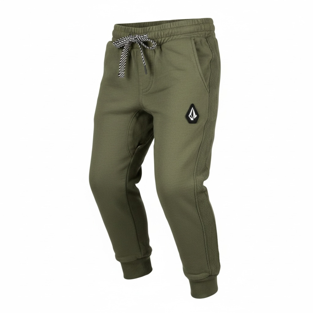 Volcom Vologo Fleece Jogger Pants Size 2T Green